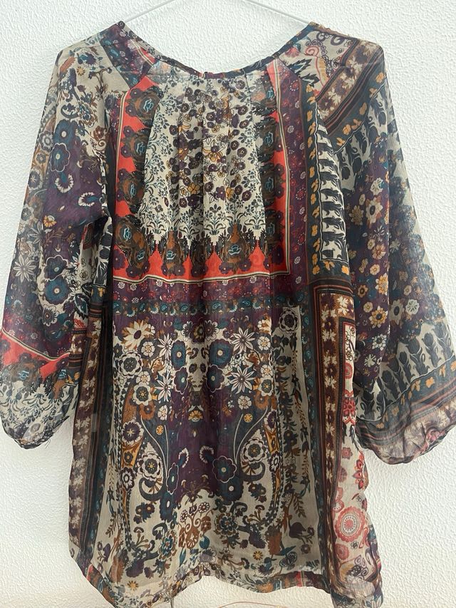 Blusa boho vintage
