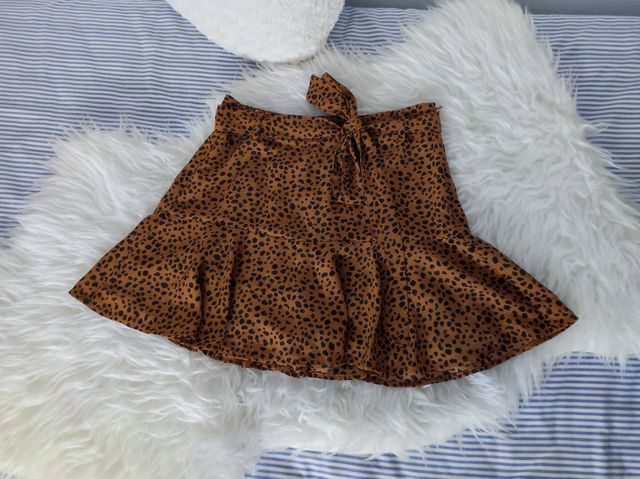 Falda pantalón estampada