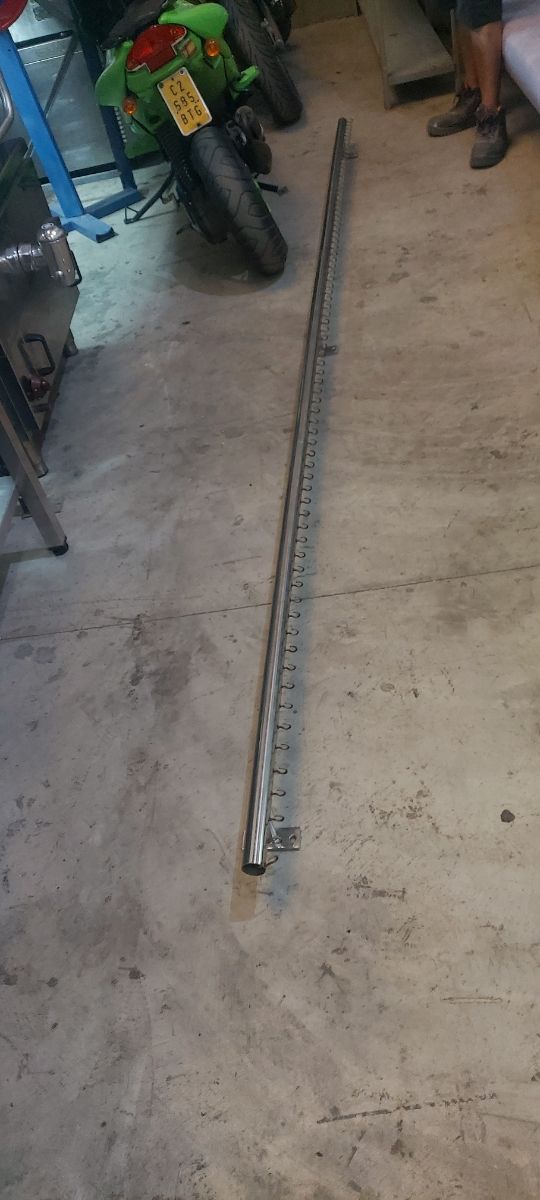 Barras acero inoxidable colgar jamones