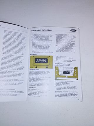 CAPRI ESCORT FIESTA SIERRA MANUAL DE USO GUIA