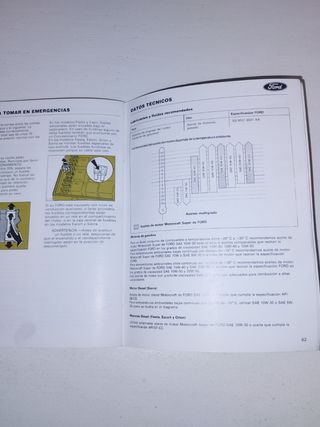 CAPRI ESCORT FIESTA SIERRA MANUAL DE USO GUIA