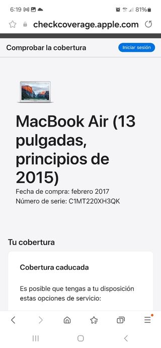 Macbook Air A1466 i7