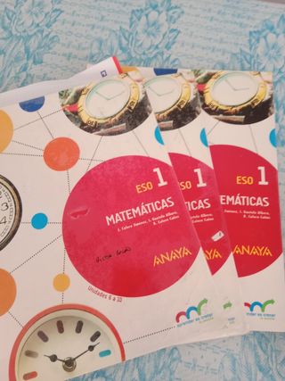 Libro matemáticas 1 eso