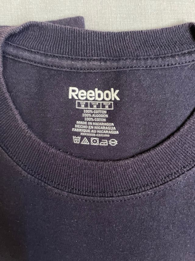 Camiseta reebok azul M