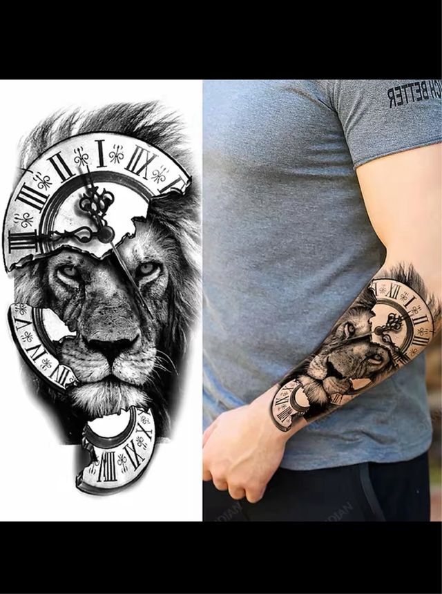 Pegatina de tatuaje temporal a prueba de agua