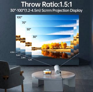 Proyector portatil con Android 11