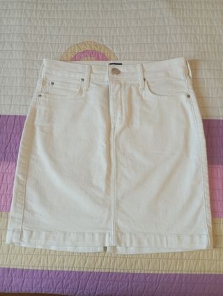 Falda Lee blanca talla W28