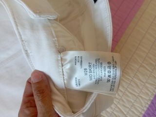 Falda Lee blanca talla W28