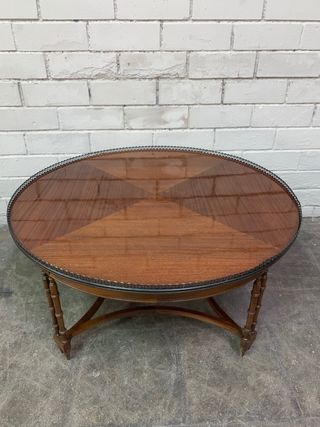 Mesa de centro patas imitando bambú