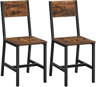 Sedie da Pranzo, Set di 2 Sedie da Cucina, Strutt