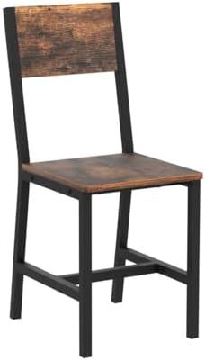 Sedie da Pranzo, Set di 2 Sedie da Cucina, Strutt