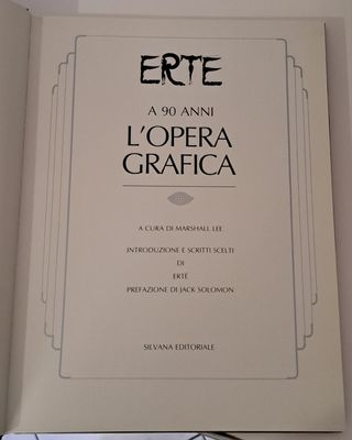 Ertè. Opera grafica a 90 anni. 