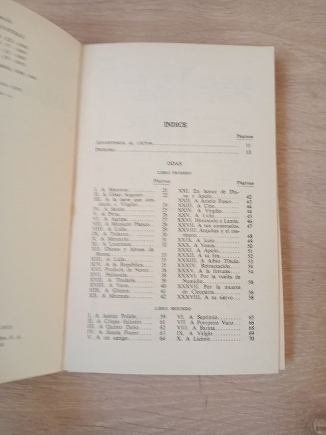 HORACIO. ODAS - EPODOS.