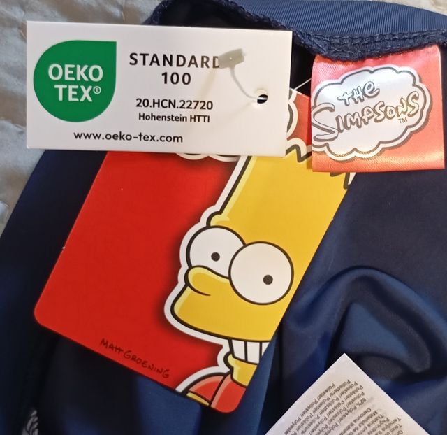 Bañador elástico niño Simpsons 13/14 años