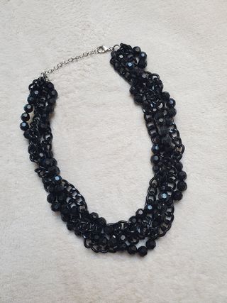 Collar vintage cadenas y bolitas