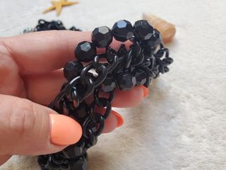 Collar vintage cadenas y bolitas