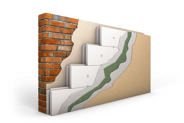 Sate, aislamiento térmico de fachadas. Sate.