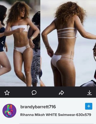 Mikoh swimwear bikini talla L negro