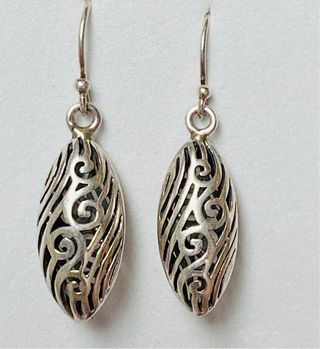 Pendientes cordobeses calados en plata de ley 925