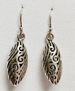 Pendientes cordobeses calados en plata de ley 925