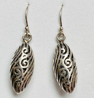 Pendientes cordobeses calados en plata de ley 925