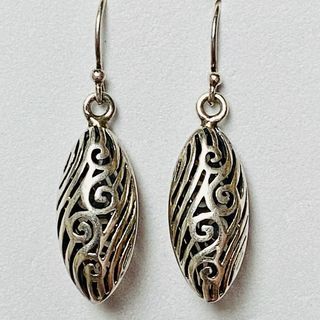 Pendientes cordobeses calados en plata de ley 925