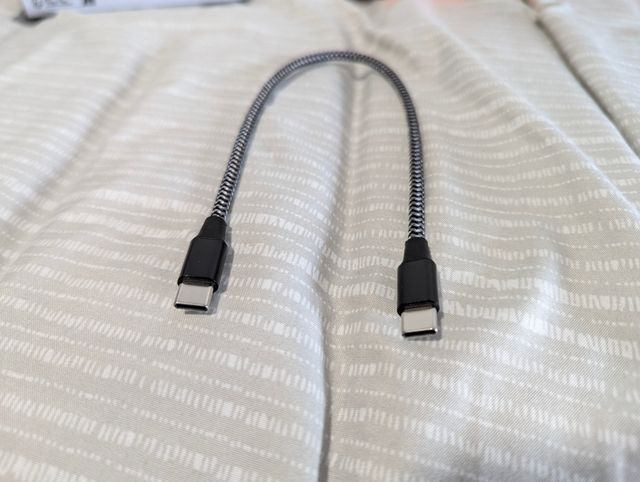 Cabo USB-C para USB-C 0,3m
