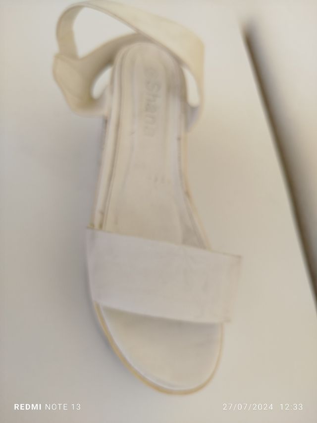 Sandalias plataforma blancas