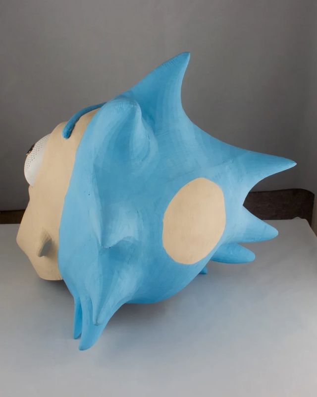 🥒 Máscara Rick de Rick y Morty Cosplay