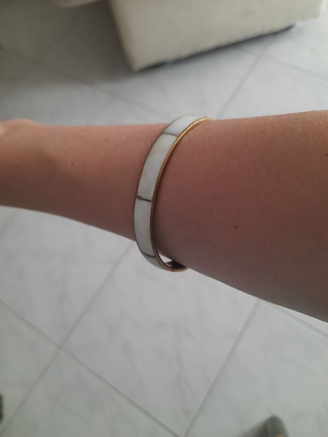 Bracciale madreperla e ottone