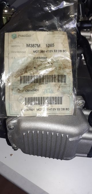 Motor Piaggio Liberty 200