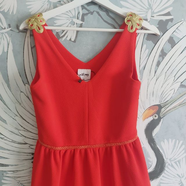 Vestido marca Wild Ponny con pasamanería