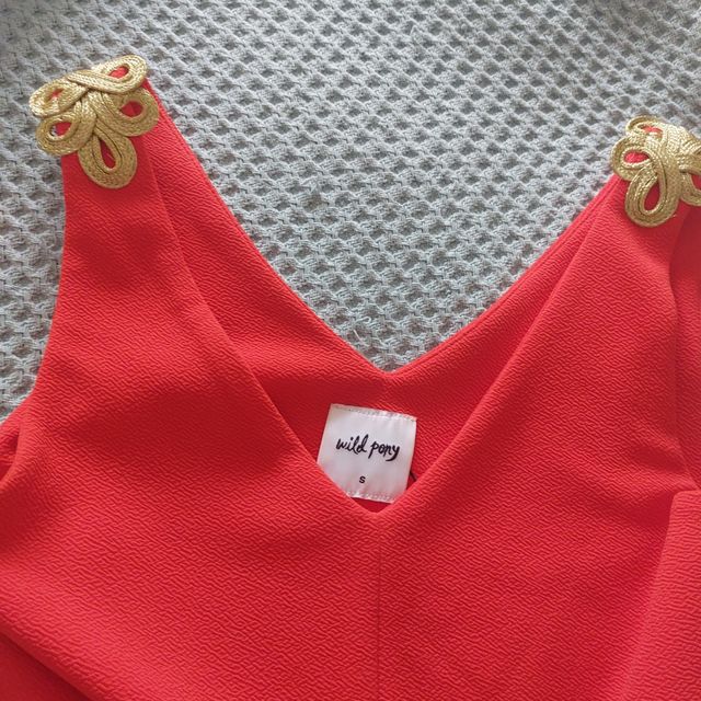 Vestido marca Wild Ponny con pasamanería