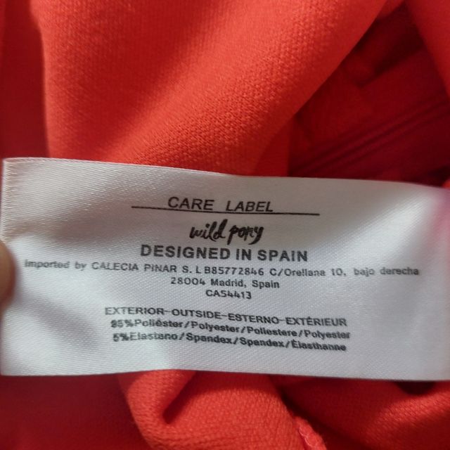 Vestido marca Wild Ponny con pasamanería