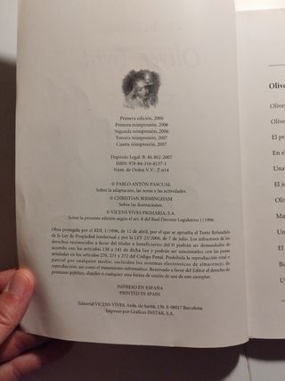 SOLO ENVIOS Oliver Twist Vicens Vives
