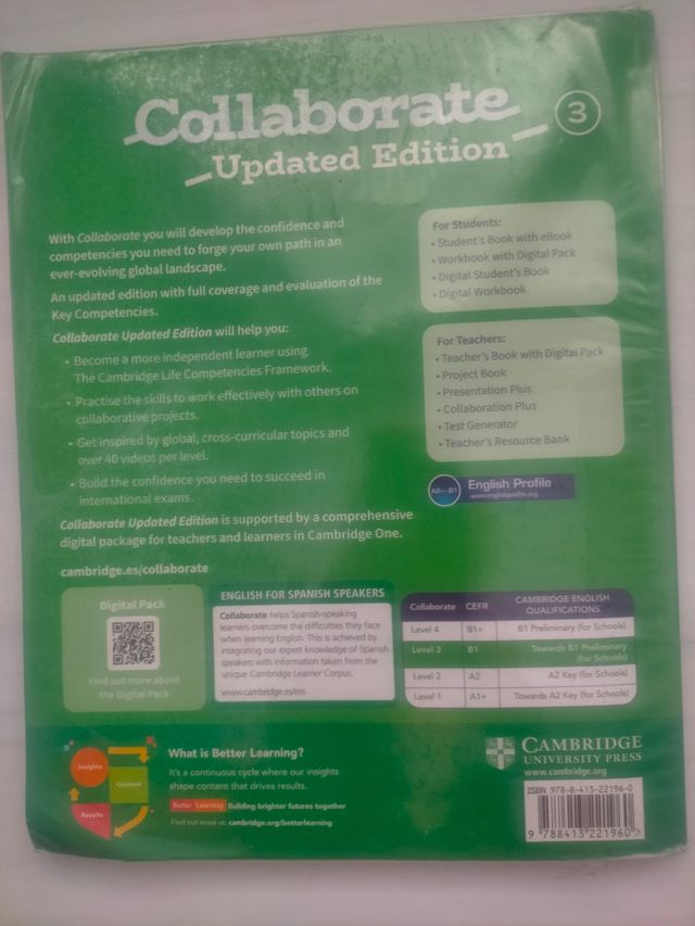 Libros de texto de inglés 3 ESO Cambridge