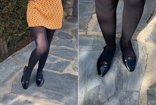 Zapato de mujer abierto estilo Retro.