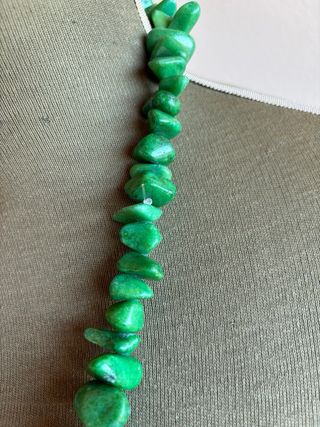 Collana Gaspeite Vintage Pietra Preziosa Rara