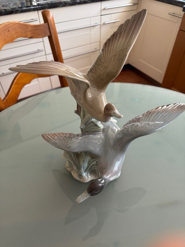 Lladró Patos alzando el vuelo..