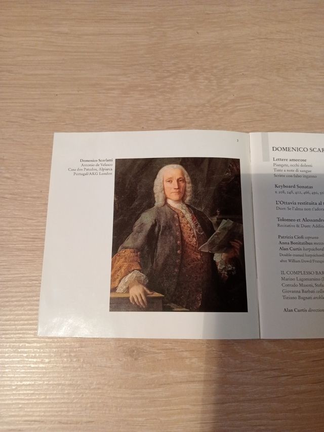 DOMENICO SCARLATTI. Lettere amorose