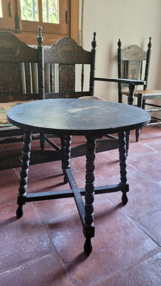 Juego sevillano de madera.Filigranas