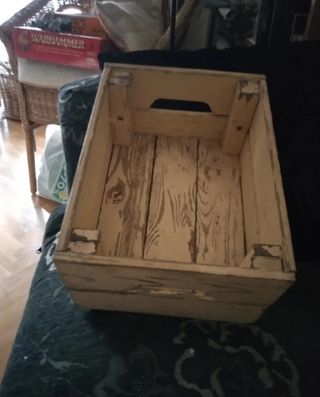 Caja de madera vintage