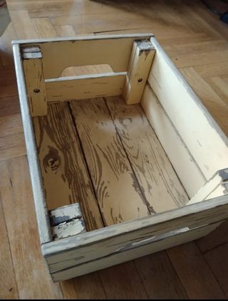 Caja de madera vintage