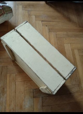 Caja de madera vintage