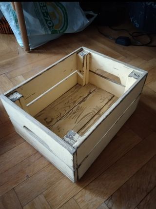 Caja de madera vintage