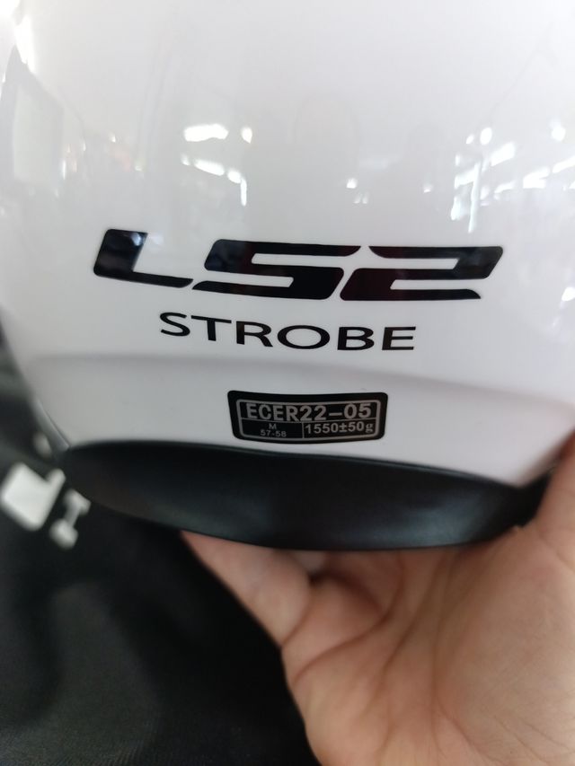 Casco LS2 Storbe Abatible Blanco T. M