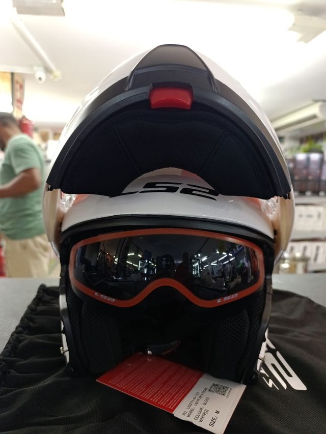 Casco LS2 Storbe Abatible Blanco T. M