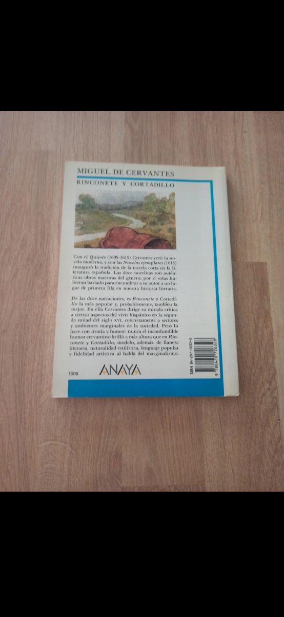 Libro Rinconete y Cortadillo