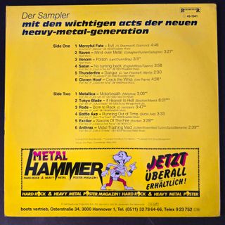 Varios Artistas - Metal Hammer -LP- 1984 Importado