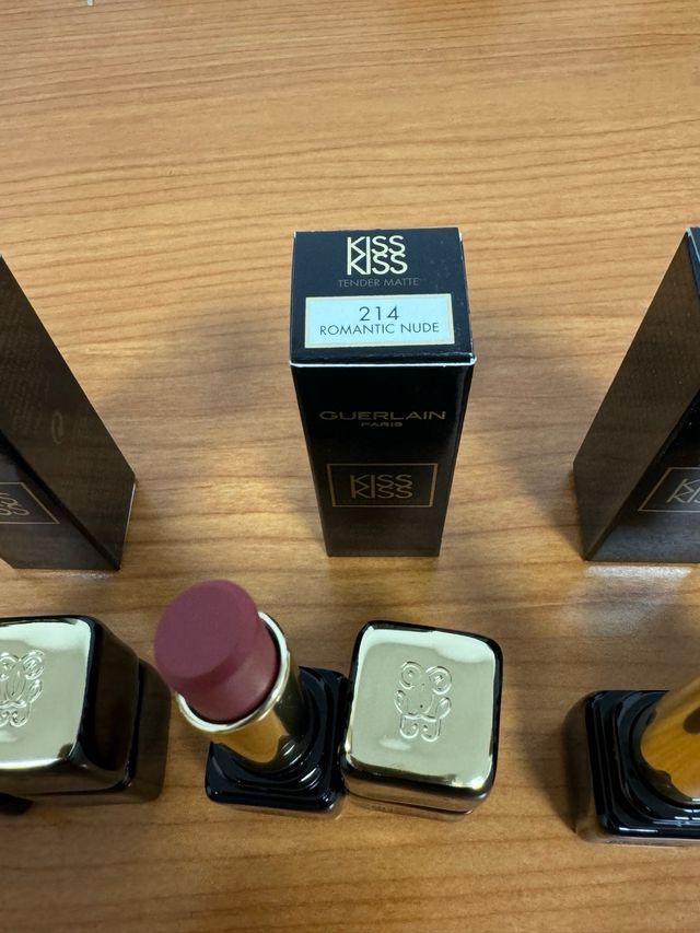 5 Barras de labios guerlain kiss kiss tender
